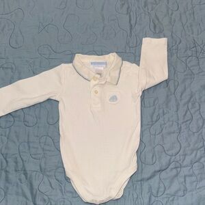 White Long Sleeve Baby Bodysuit-Janie and Jack